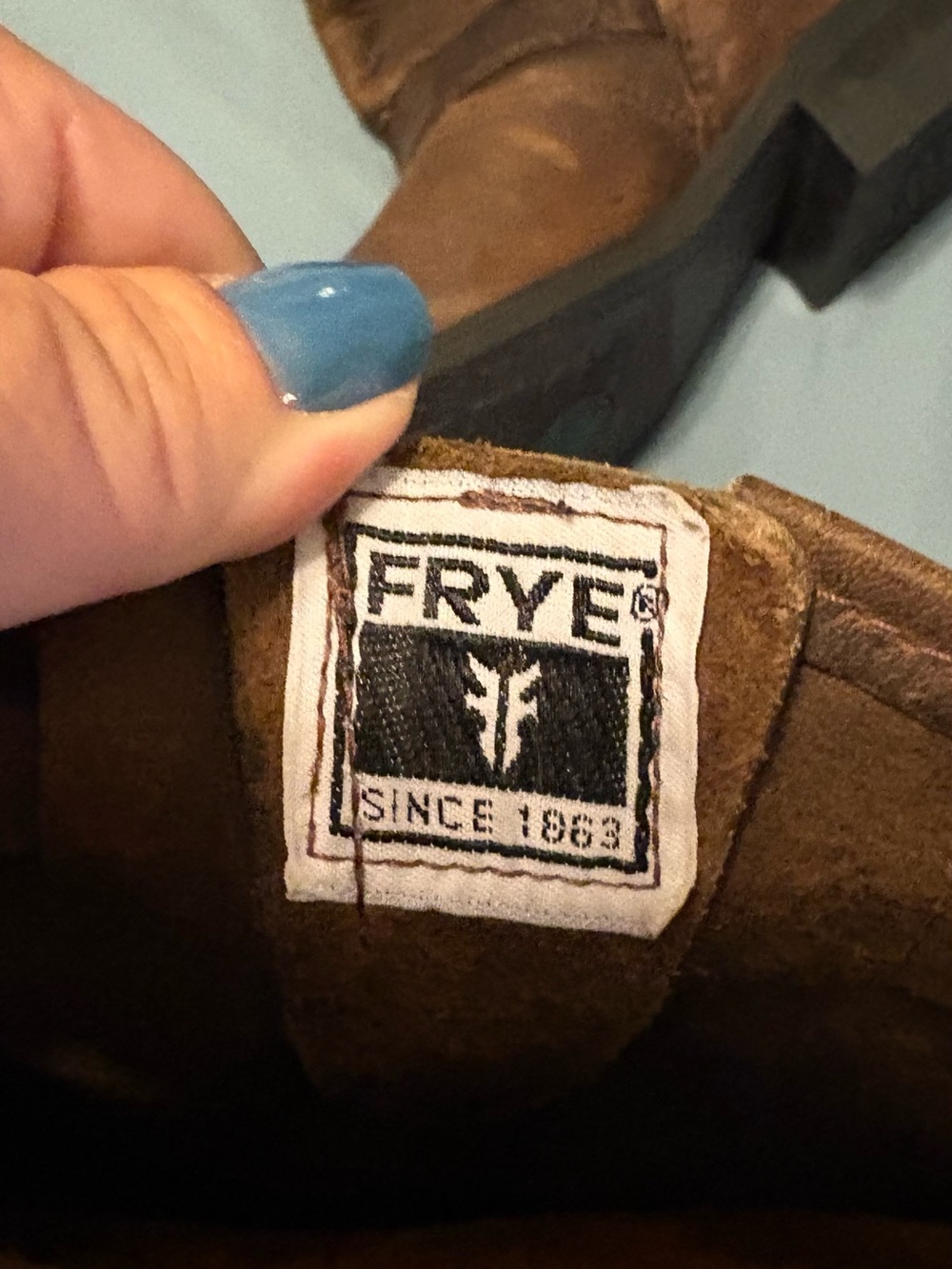 Women’s Vintage Short Frye Brown Leather Veronica Harness Engineer Boots - Picture 5 of 6